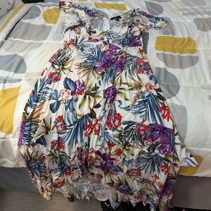 Flower Print Dress